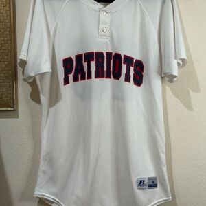 NEW ENGLAND PATRIOTS Women’s Russell Athletics Jersey White Size Sm